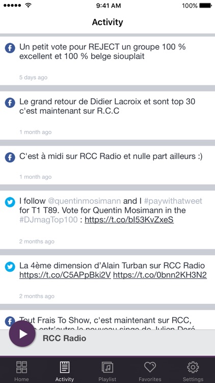 RCC Radio App