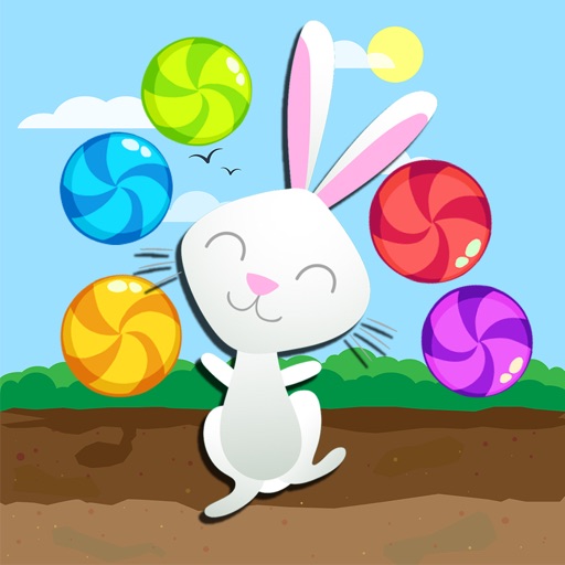 Bubble Bunny Pop Shooter Rabbit Free Kids Game icon