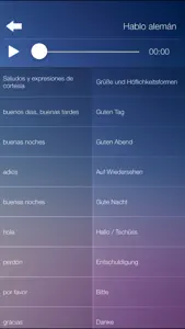 Aprender Alemán Audio Curso y Vocabulario Gratis screenshot #3 for iPhone