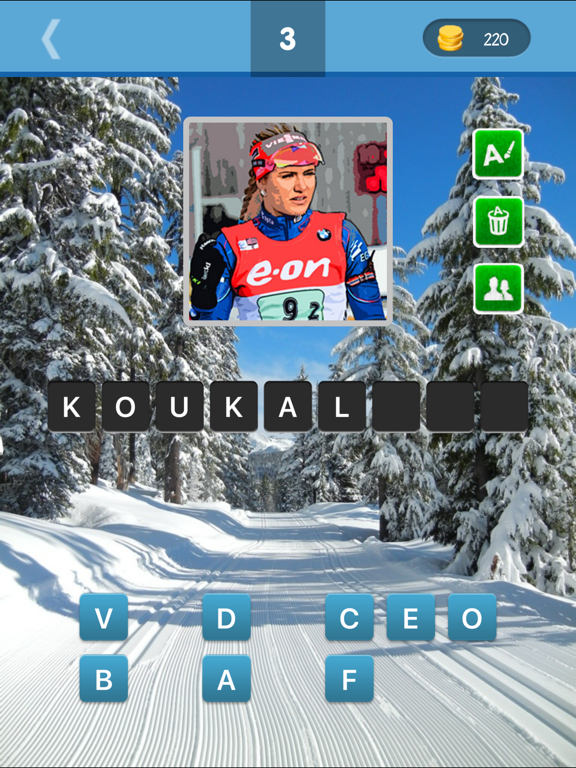 Screenshot #5 pour Biathlon Quizz 2016/2017 - Devinez le biathlète!