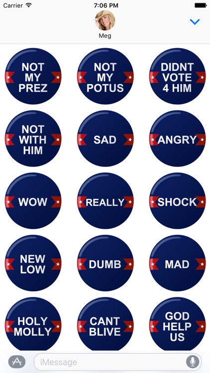 Not My PREZ - Trump Block & Boycott Stickers
