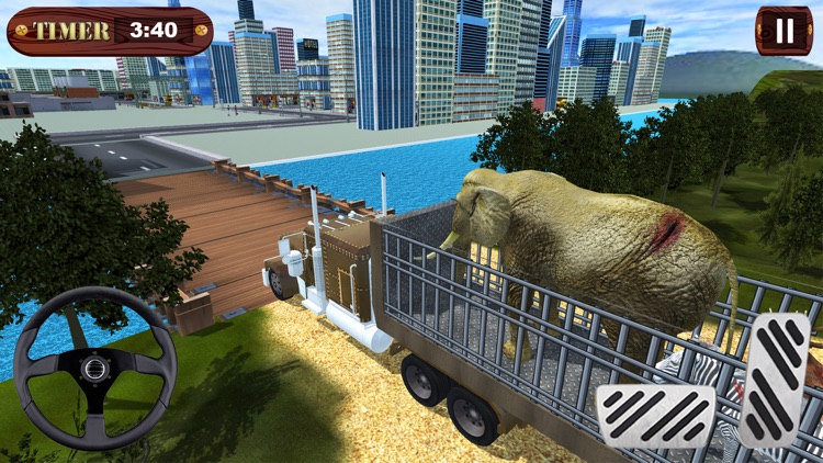 Animal Rescue Transporter Truck & 3D driving game