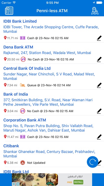Penni-less ATM - Cash Locator