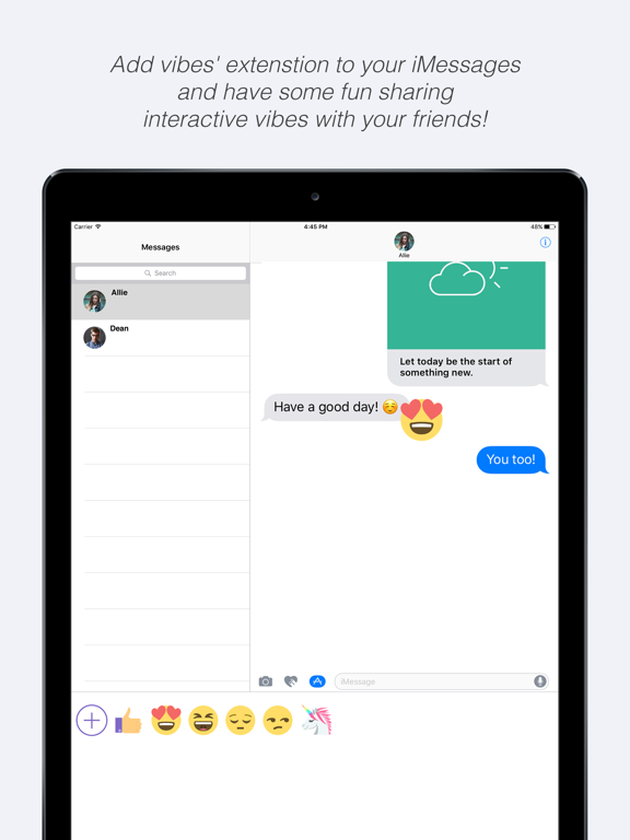 Vibes Messenger iPad screenshot 5 - Social Networking app