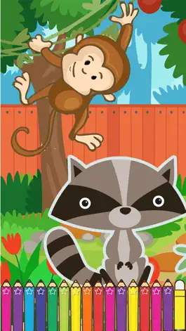 Game screenshot Monkeys Coloring Fun for kids the Fourth Edition mod apk