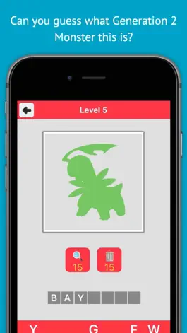 Game screenshot Gen 2 Monsters Trivia Game for Pokemon Edition apk