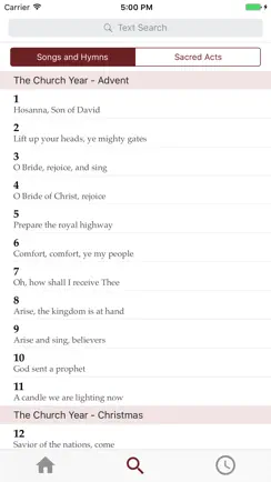 Songs and Hymns of Zion iPhone image 2