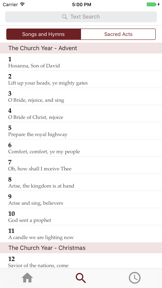 Songs and Hymns of Zion screenshot