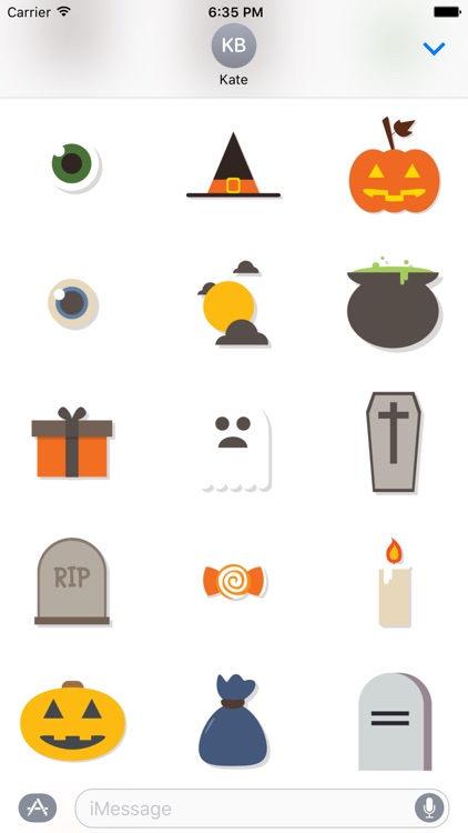 Halloween Sticker Pack and Emoji for iMessage Chat