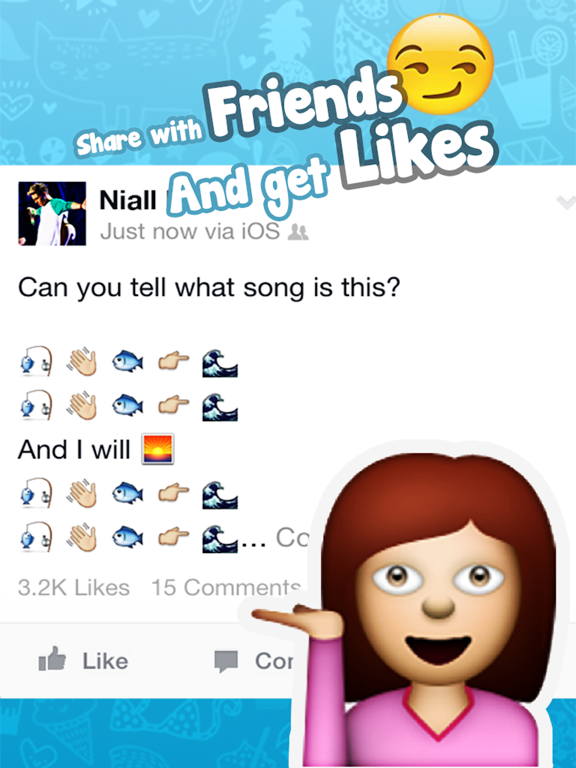 Screenshot #6 pour Emoji Song – karaoke moji lyric music maker game