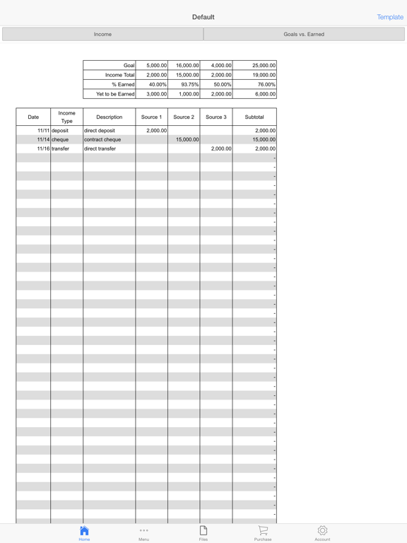 Screenshot #5 pour Income Tracker