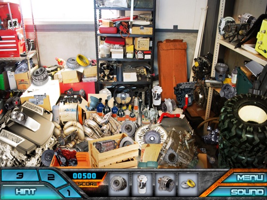 Screenshot #4 pour Wheels of Fury Hidden Object