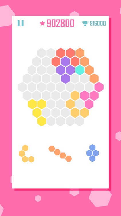 Hex Cells Classic Hexagon Matching Puzzle