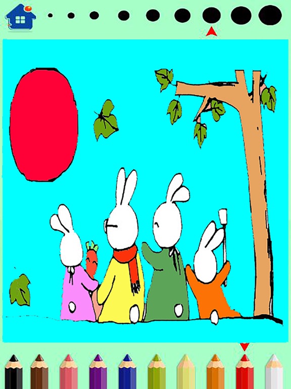 BunnyBunny-Rabit Toons Coloring Book