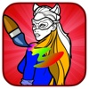 Kids Amazing Power Girl Coloring Book Game Edition
