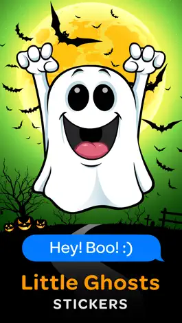 Game screenshot Little Ghosts  – funny Stickers Smileys & Emoji mod apk