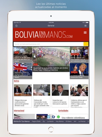 Periódicos Bolivianos screenshot 3