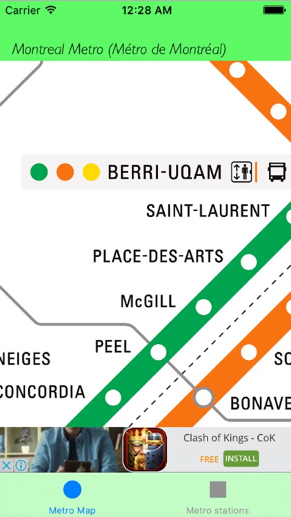 Montreal Metro Stations