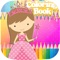 Coloring Book Princess Girls - Fun For Kids