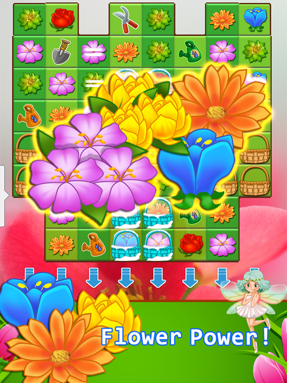 Blossom Garden - Free Flower Blast Match 3 Puzzle iPad screenshot 4 - Games app