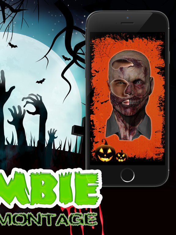 Screenshot #5 pour Zombi Masque de Horreur Cadre.s - Montage Photo