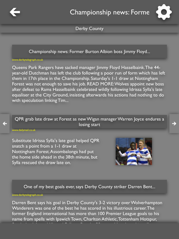 Screenshot #5 pour All The News - Derby County Edition