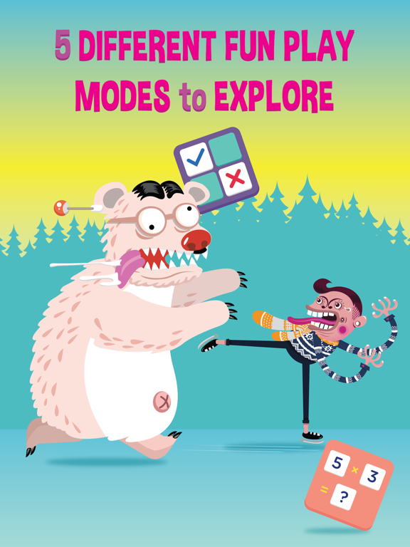 Math Survivor - Brain Training Games iPad screenshot