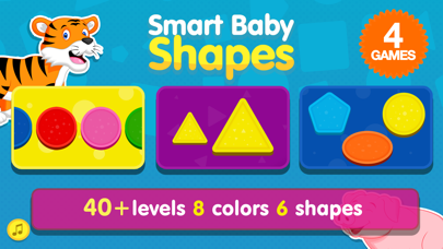 screenshot of Smart Baby Shapes: Learning games for toddler kids 1