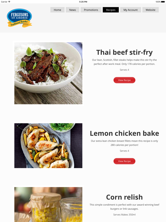 Screenshot #4 pour Fergusons of Airdrie Butchers