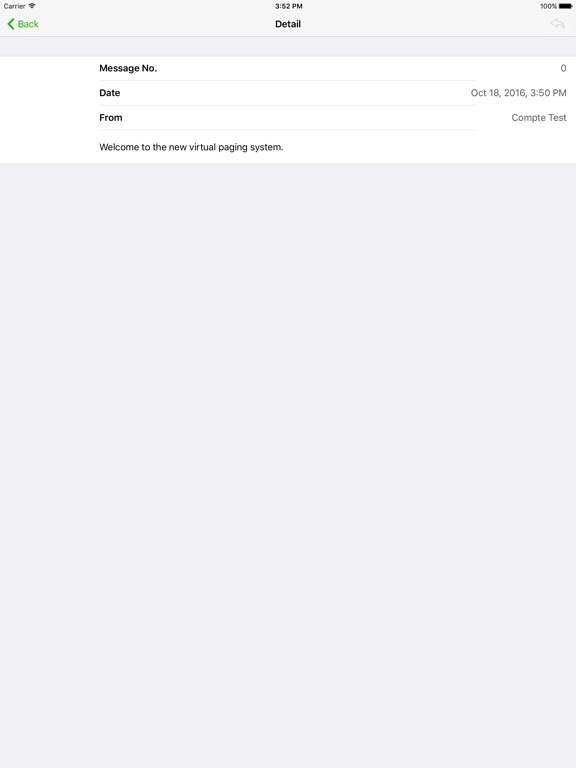 Phone Pager iPad screenshot