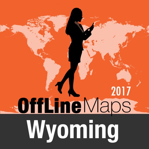 Wyoming Offline Map and Travel Trip Guide icon