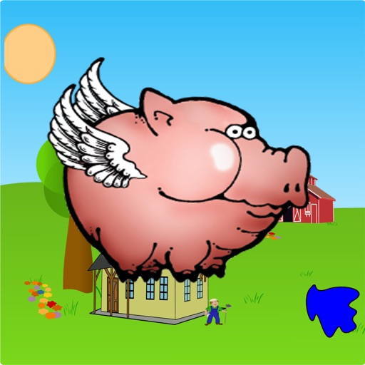 Pixie Pig - An Endless Tap Screen Flyer Game - A Pig that Swoops and Flys like a Bird iOS App