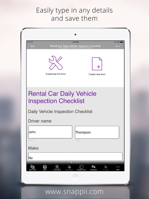 App Shopper: Rental Car Daily Vehicle Inspection Checklist ...