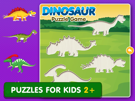 Dinosaur Games: Puzzle for Kids & Toddlers iPad app afbeelding 1