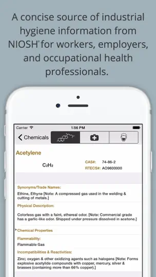 Chemical Hazards Pocket Guide iPhone Ekran Görüntüsü 1