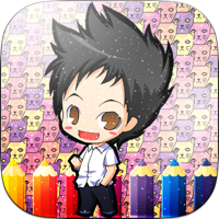 Anime Coloring Book - Paint Draw Anime Cartoon