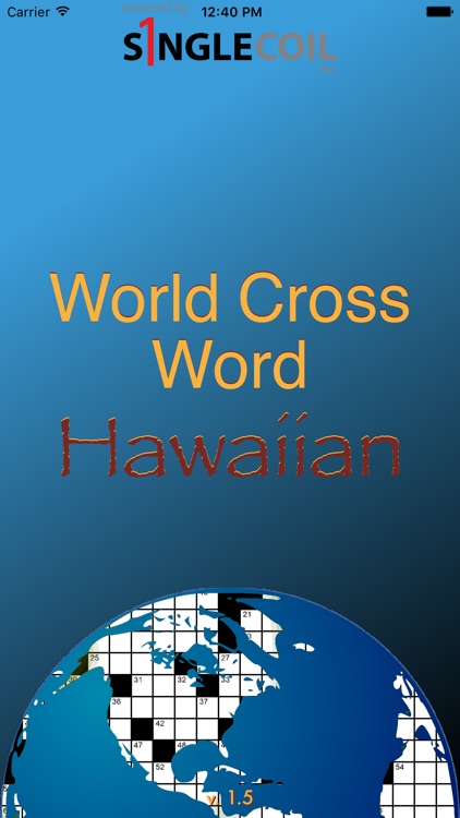 World Cross Word Hawaiian