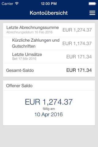 Amex Deutschland screenshot 3