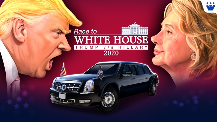 Race to White House - 2020 - Trump vs Hillary
