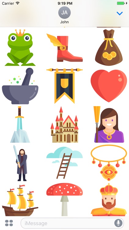 Princess Fairy Tale Stickers - Be Our Guest