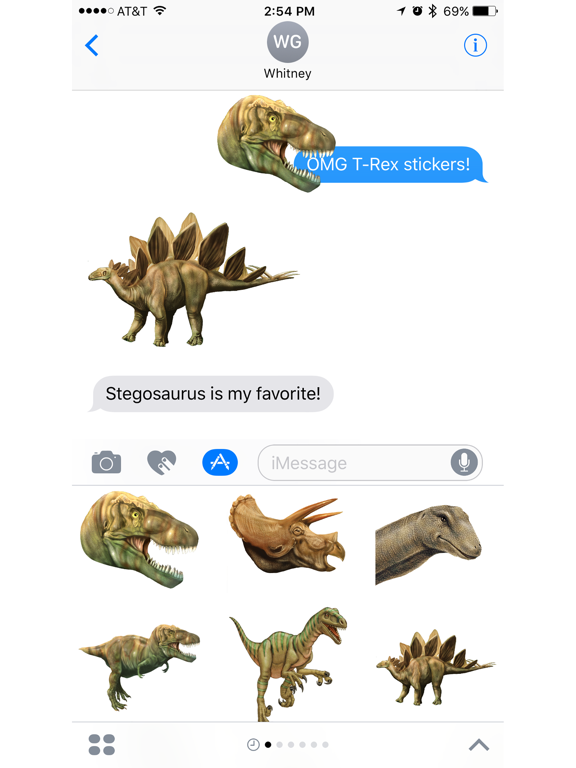 Dinosaur Stickers from Smithsonian Institutionのおすすめ画像1