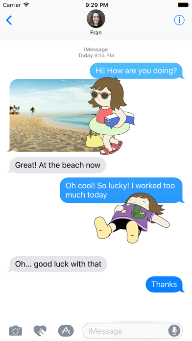 I am Yan Stickers Lite iPhone screenshot 1 - Stickers app