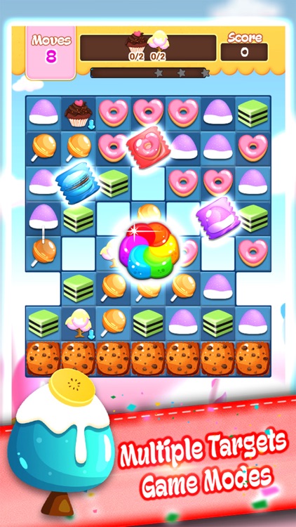 Dessert Paradise - Free Link Puzzle Game