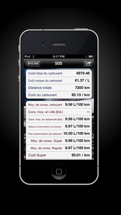 Screenshot #3 pour Car Care d'essence & entretien