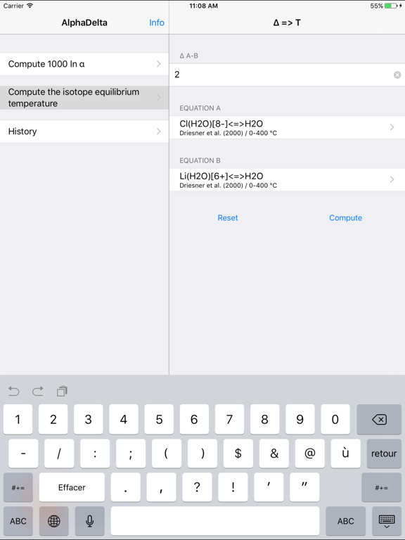 AlphaDelta iPad screenshot 3 - Reference app