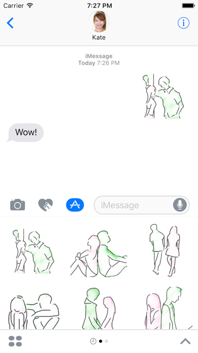 Screenshot #1 pour Couples Sticker Lite