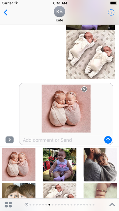 Cute babies stickers - emoji - emoticons v4 screenshot
