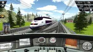 Racing in Train - Offroad Subway Driver 2017 screenshot #3 for iPhone