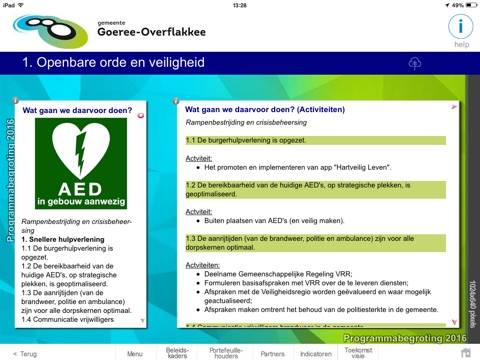 Begrotingsapp Gemeente Goeree-Overflakkee 2016 screenshot 3