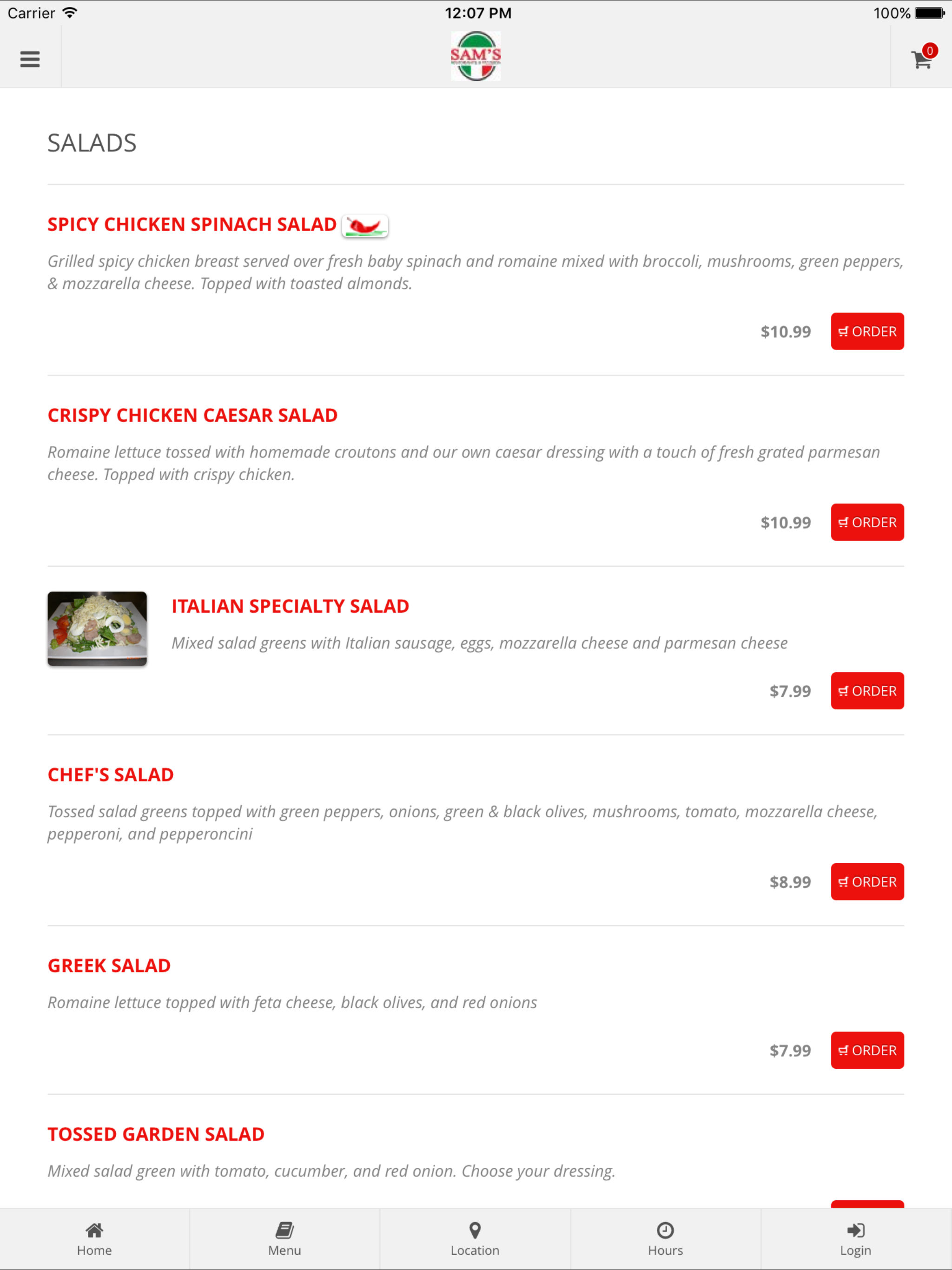 SAMS Ristorante & Pizzeria screenshot 6